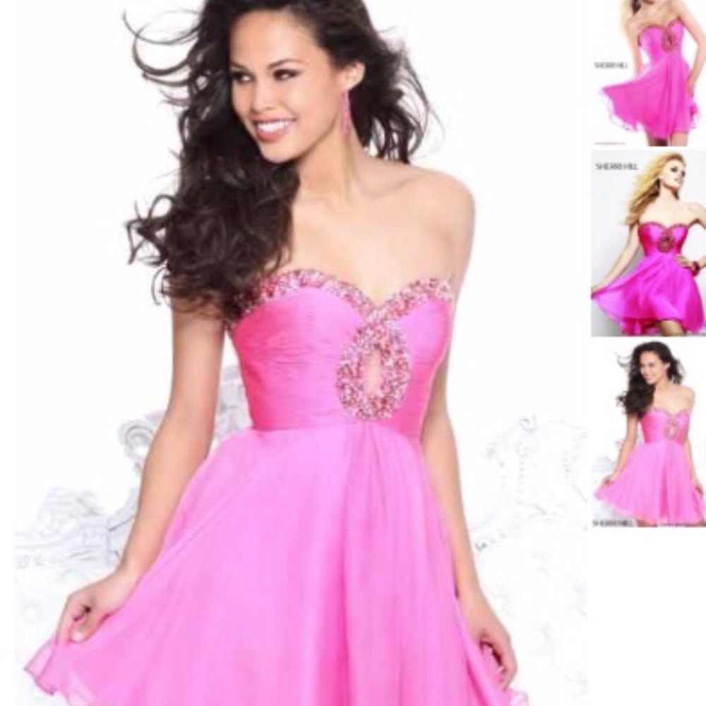Sherri Hill cocktail dress.